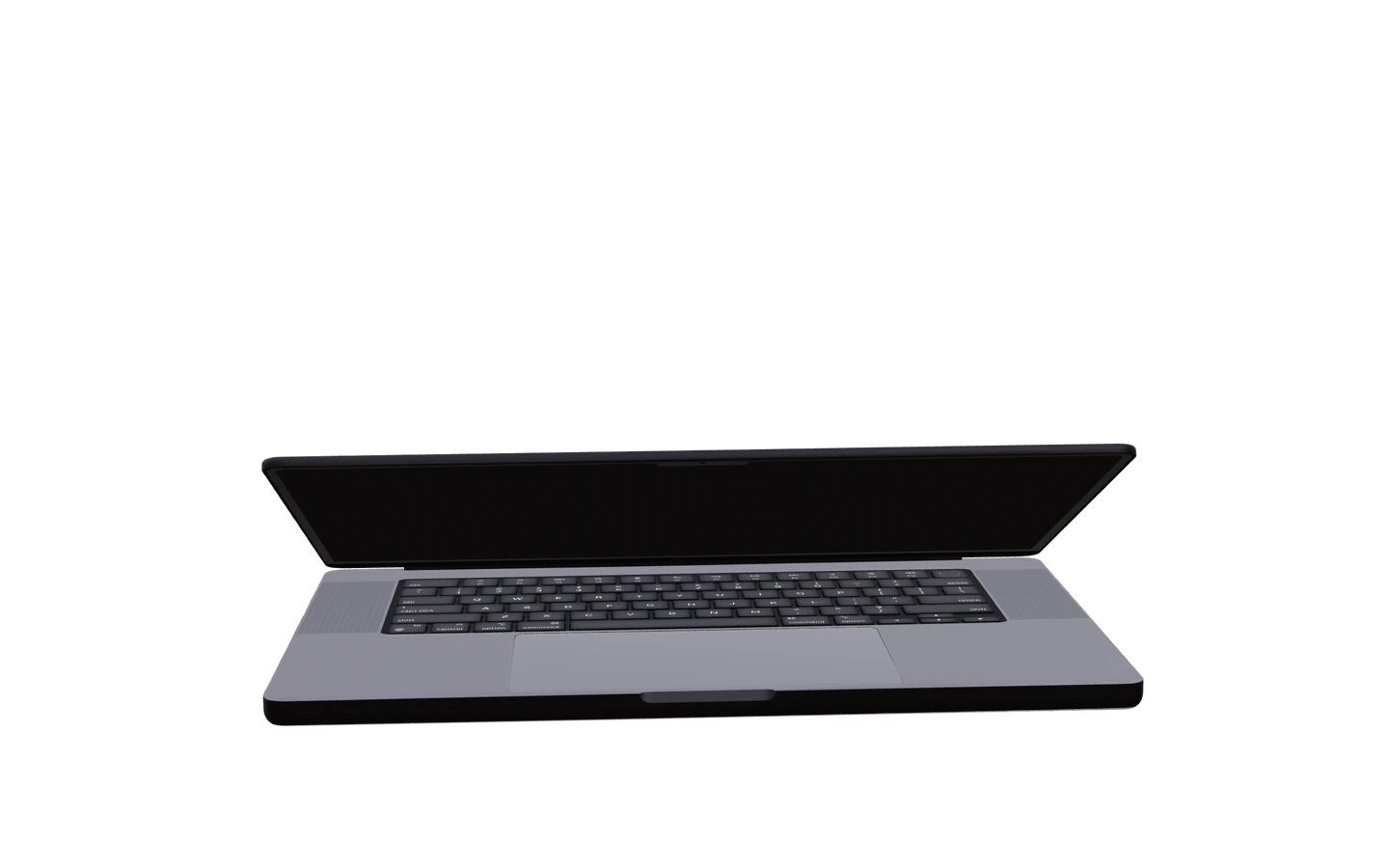 A sleek closed MacBook that opens on scroll to reveal a rebuilt local-business website.