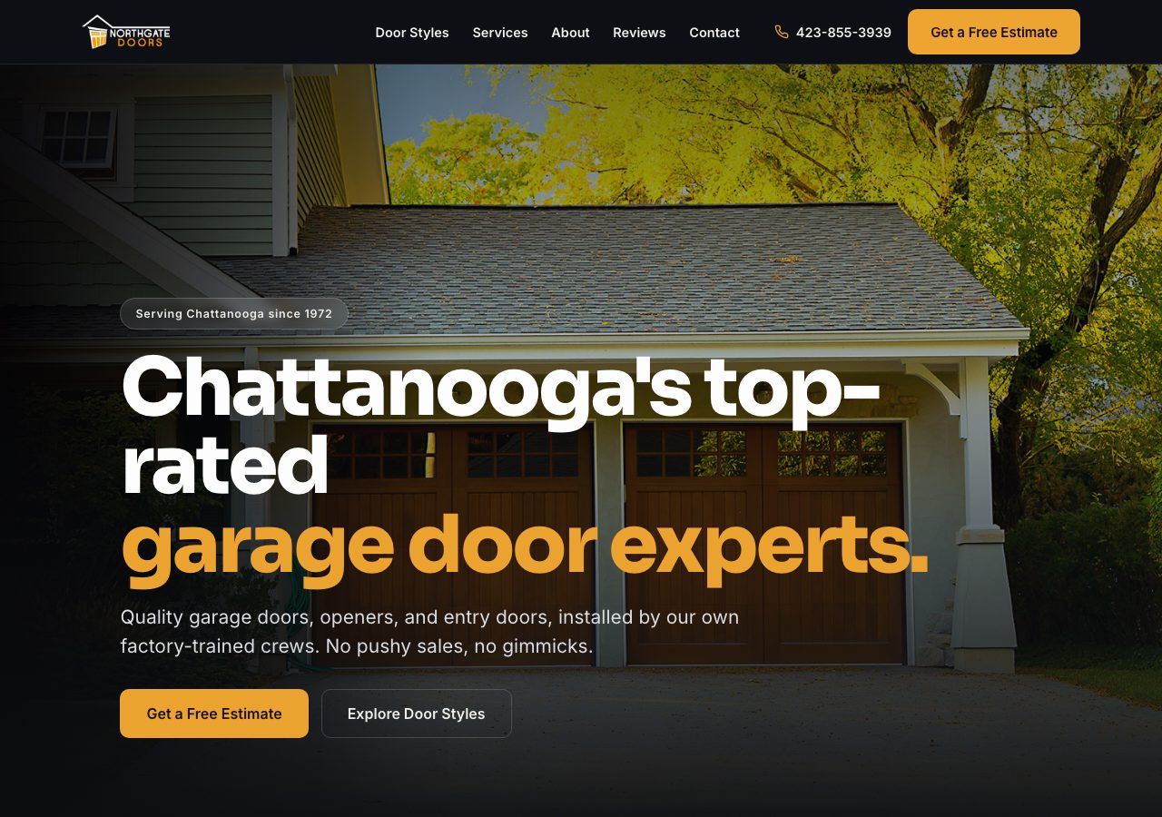 Northgate Doors, Rebuilt redesign (Garage doors)