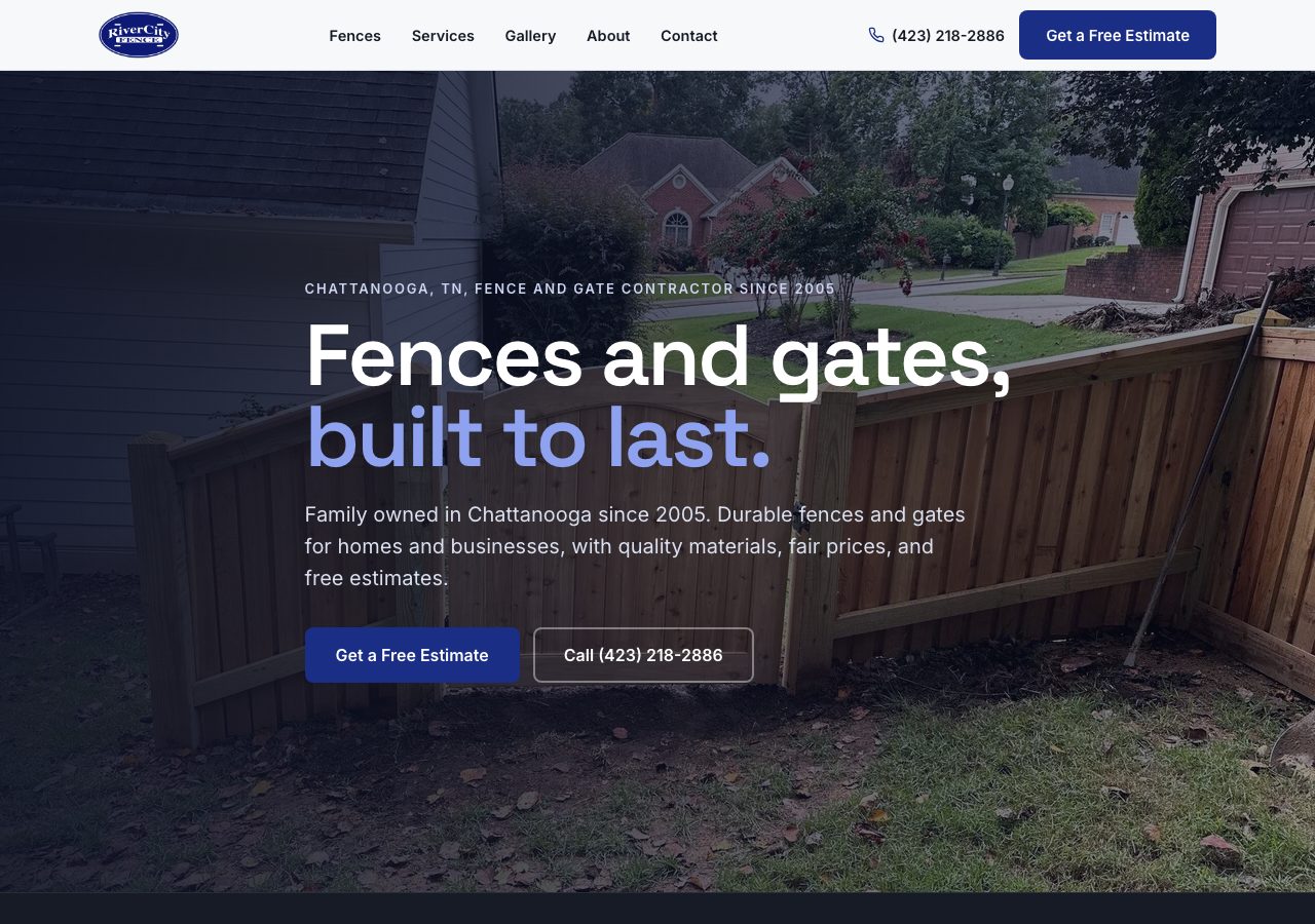 River City Fence, Rebuilt redesign (Fencing)